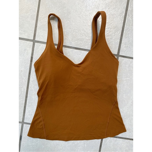 Lululemon Brown Align Crop tank - Picture 3 of 4
